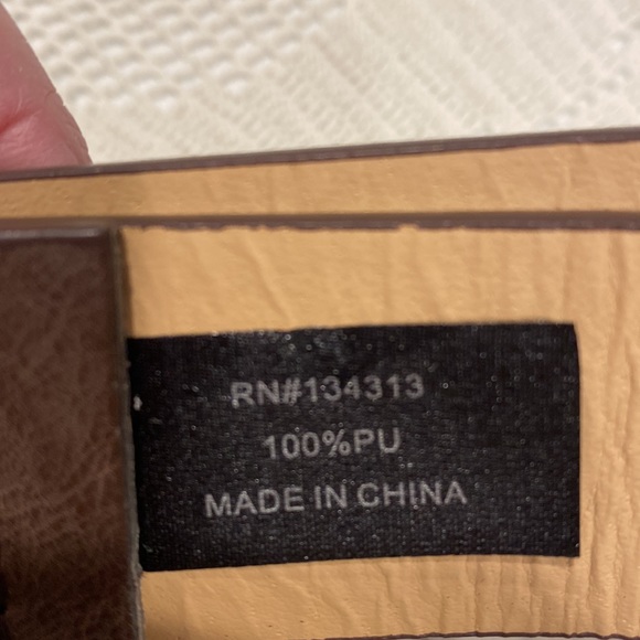 💖Floral Embroidered Brown Belt - Picture 6 of 6